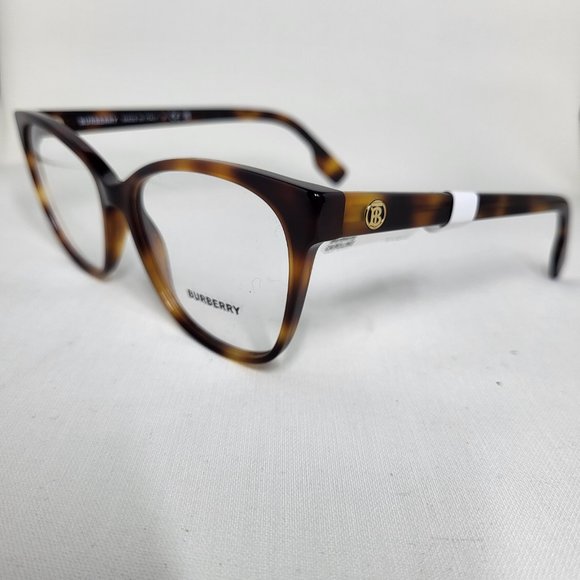 Burberry 2345 3316 Light Havana Rx-able Eyeglasses Made in Italy NEW - Picture 3 of 5